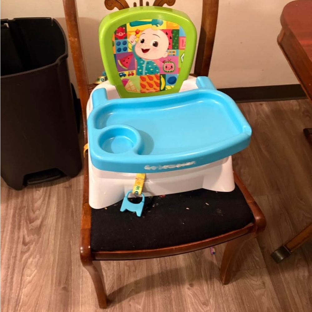 Green and Blue Ergonomic Toy Seat